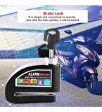 Motosiklet Alarmlı Disk Kilidi R8201