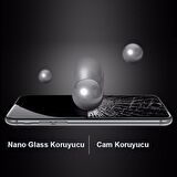 Gpack Oppo Reno 2z Kılıf Süper Silikon Arka KorumaNano Glass