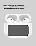 Dokunmatik Ekranlı Bluetooth Kulaklık – ANC, Suya Dayanıklı, Powerbank Kutulu