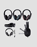 Mikrofonlu Oyun Kulaklığı – Mavi Işıklı, Uzun Süre Konforlu Kullanım