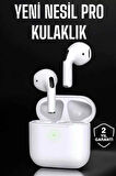 Beyaz Yeni Nesil Pro Bluetooth Kulaklık Yüksek Ses Kaliteli ANC Özelliği