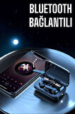 Bluetooth Kulaklık Powerbankli Dijital Göstergeli Dokunmatik Kontrol