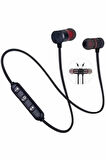 Bluetooth Bağlantılı Kablolu Mıknatıslı Sport Kulaklık