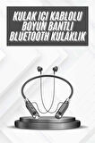 Bluetooth Kulaklık 120 Saat Kullanım Süresi Boyun Askılı Bluetooth Kablosuz Kulaklık