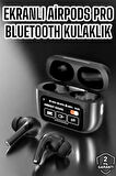 Yeni Nesil Bluetooth Kulaklık Ekranlı Yüksek Ses Kaliteli Uzun Şarj Süreli