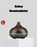 550 ml Büyük Su Hazneli Ultrasonik Nemlendirici ve Aromaterapi Difüzörü