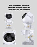 Astronot Galaksi Projeksiyon Lambası Bluetooth Bağlantılı ve Uzaktan Kontrollü