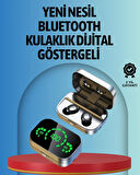 Akıllı Dijital Ekranlı TWS Kulaklık – Uzun Pil Ömrü, Stabil Bağlantı