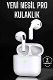 Beyaz Yeni Nesil Pro Bluetooth Kulaklık Yüksek Ses Kaliteli ANC Özelliği