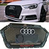 Audi A3 RS3 2016-2020 Quattro Komple Siyah Panjur