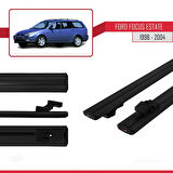 Ford Focus (C170) SW 1998-2004 Arası ile Uyumlu BASIC Model Ara Atkı Tavan Barı Siyah 2 Adet