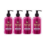 Radical Color NEW 25/Pink Amonyaksız Su Bazlı Saç Boyası 250 ML 4 Adet Pembe