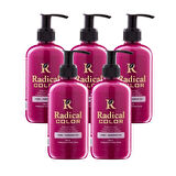 Radical Color NEW 25/Pink Amonyaksız Su Bazlı Saç Boyası 250 ML 5 Adet Pembe
