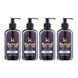 Radical Color NEW 25/Violet Amonyaksız Su Bazlı Saç Boyası 250 ML 4 Adet Mor