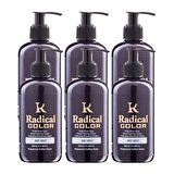 Radical Color NEW 25/Violet Amonyaksız Su Bazlı Saç Boyası 250 ML 6 Adet Mor
