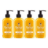 Radical Color NEW 25/Yellow Amonyaksız Su Bazlı Saç Boyası 250 ML 4 Adet Sarı