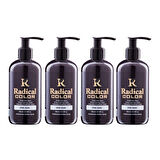 Radical Color NEW 25/Black Amonyaksız Su Bazlı Saç Boyası 250 ML 4 Adet Siyah