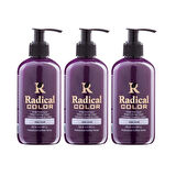 Radical Color NEW 25/Lilac Amonyaksız Su Bazlı Saç Boyası 250 ML 3 Adet Lila