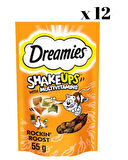 Dreamies ShakeUps Tavuklu ve Ördekli Kedi Ödül Bisküvisi 55gr x 12 Adet
