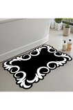 Banyo Paspası, Yumuşak Banyo Halısı, Kaymaz Dot Tabanlı, Yıkanabilir - 60x100