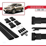 Nissan Murano 2 (Z51) 2008-2014 Arası ile Uyumlu FLY Model Ara Atkı Tavan Barı Siyah 2 Adet