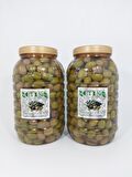 Memecik Cinsi Dilme Tatlanmış Zeytin 2'li Paket 3 Kg+3 Kg