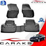 VOLVO S60 3D Paspas Havuzlu 2011 - 2020 Arası Siyah 4 Prç. CARAKS