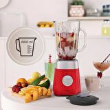 Karaca Premium Limited Edition Cam Sürahili Paslanmaz Çelik Bıçaklı Smoothie Blender