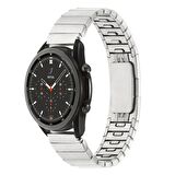 Lopard Samsung Galaxy  Watch 46mm Lopard KRD -82 22mm Çizgi Orjinal Tasarım Şık Ve Dayanıklı Metal Kordon