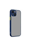 İPHONE 7 İPHONE 8 İPHONE SE MAT HUX KILIF MAVİ