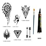 Tribal Kol Hint Kınasıyla Geçici Dövme Yapma Kiti