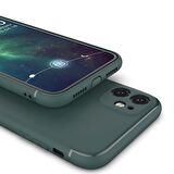 Gpack Apple iPhone 11 Pro Max Kılıf Renkli Tıpalı Kamera Korumalı Silikon Esnek Koruma