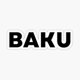 Azerbaijan Bakü 18 Cm Araba Arka Cam Sticker MD4