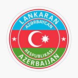 Azerbaycan Azerbaijan Lankaran 17 Cm Araba Sticker Etiket
