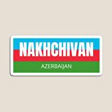 Azerbaycan Azerbaijan Nahcivan 17 Cm Araba Sticker Etiket