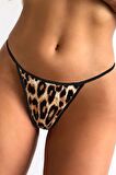 Giyelim Moda Leopar Desenli Seksi Fantazi Tanga: Vahşi ve Cazibeli İç Çamaşırı