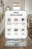 Doka Yıkanabilir Kaymaz Taban Dijital Baskılı Yolluk Halı