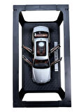 1:24 Metal Model Koleksiyon Araba Mercedes S600 Siyah-Gri 21 CM CZ137B