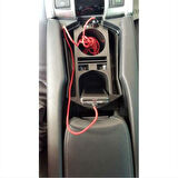 Honda Civic Fc5 2016-2021 Usb Portlu Orta Konsol Kutusu Siyah