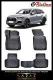 Rizline Audi Q7 2021 Model 3D Havuzlu Paspas