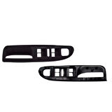 Cam Düğme Çerçevesi Ön Dörtlü Siyah - 3C18671711QB Wisco - Volkswagen Passat B6 05-11 Uyumlu