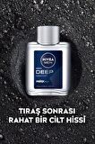 Nivea MEN Erkek Tıraş Sonrası Losyon Deep Dimension Comfort 100ml, Erkeksi Koku, Yüksek Performans