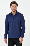Erkek Polo Yaka Comfort Uzun Kollu Basic Tişört