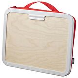 Çocuk Aktivite Çizim Çantası 35x27 cm Kırmızı Renk