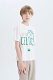 DeFacto Erkek Çocuk NBA Boston Celtics Bisiklet Yaka Kısa Kollu Tişört D9549A825SMWT34