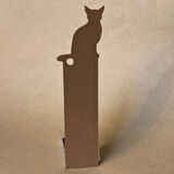 Uretti - Pınar 6606 - El Yapımı Bohem Tarzı Tütsü Kayığı - 5 x 25 cm / Kedi Kitap Ayracı Hediyeli