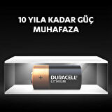 Duracell Cr2  3V Lithium Pil 2’li