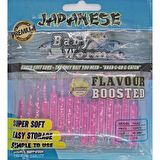 Japanese Baby Worm Muz Aromalı LRF Silikon Solucan Yem