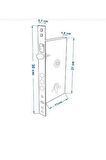 DAF ÇELİK KAPI SİLİNDİRLİ MONOBLOK ALT KİLİT BARELSİZ