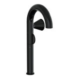 VitrA Liquid A4279139 Yüksek Lavabo Bataryası, Sağdan Kullanım, Parlak Siyah